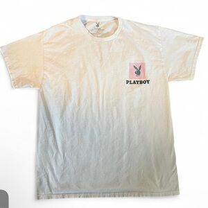 Playboy White Cotton Tee